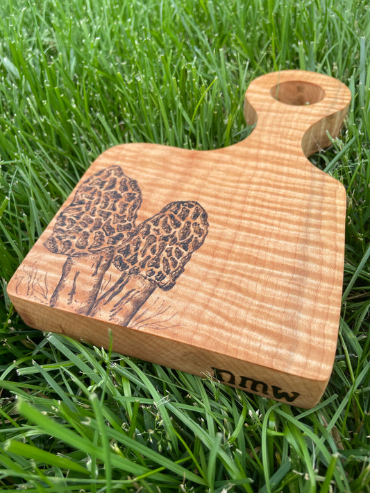 Curly Maple Morel Cheese Board