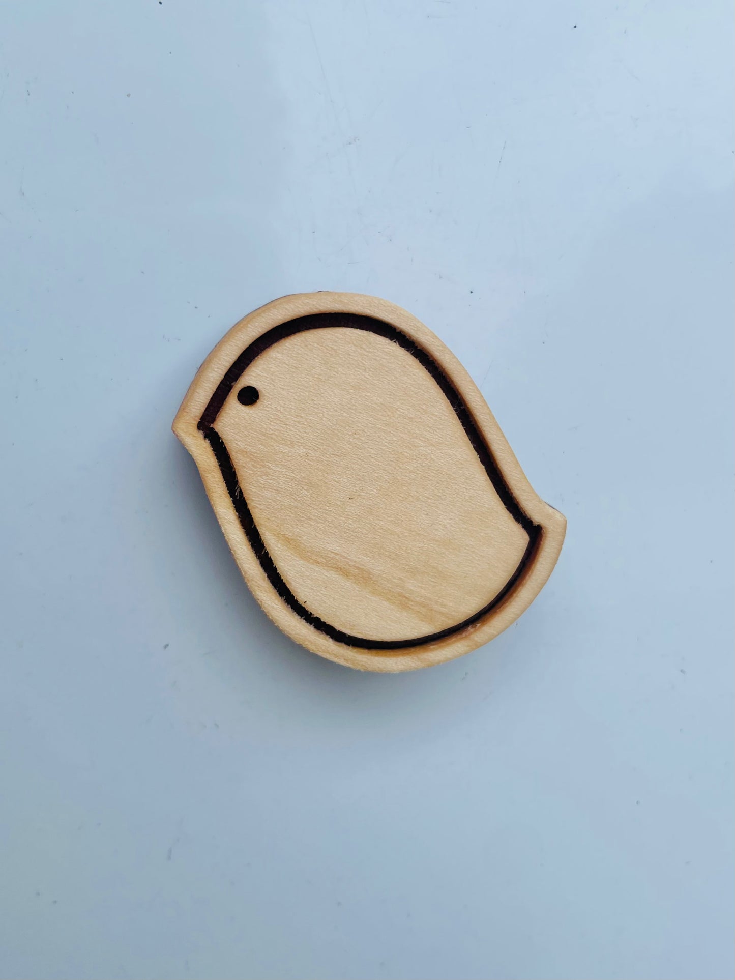 Handmade Wooden Bird Magnet