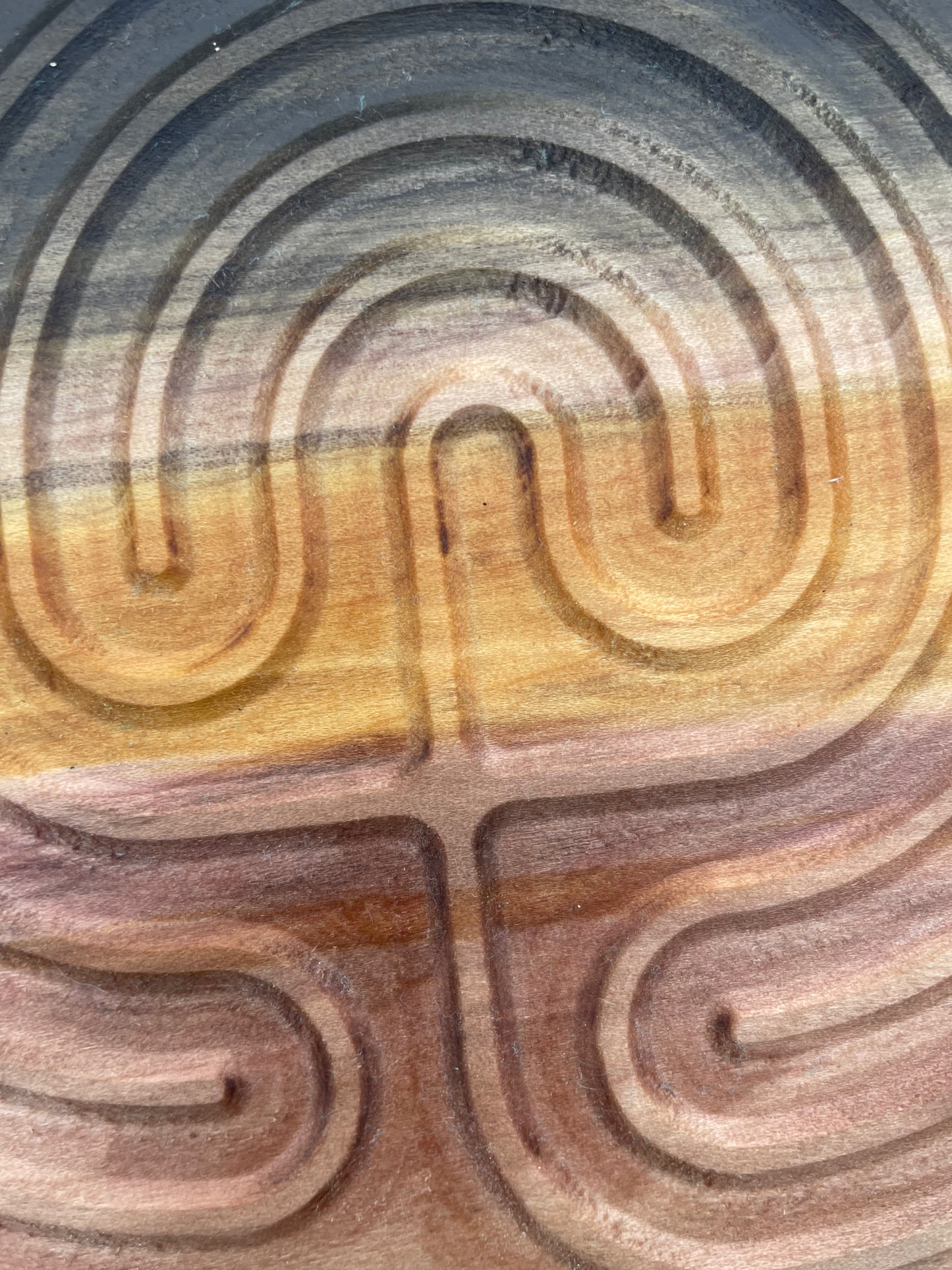 Tabletop Wooden Prayer Labyrinth