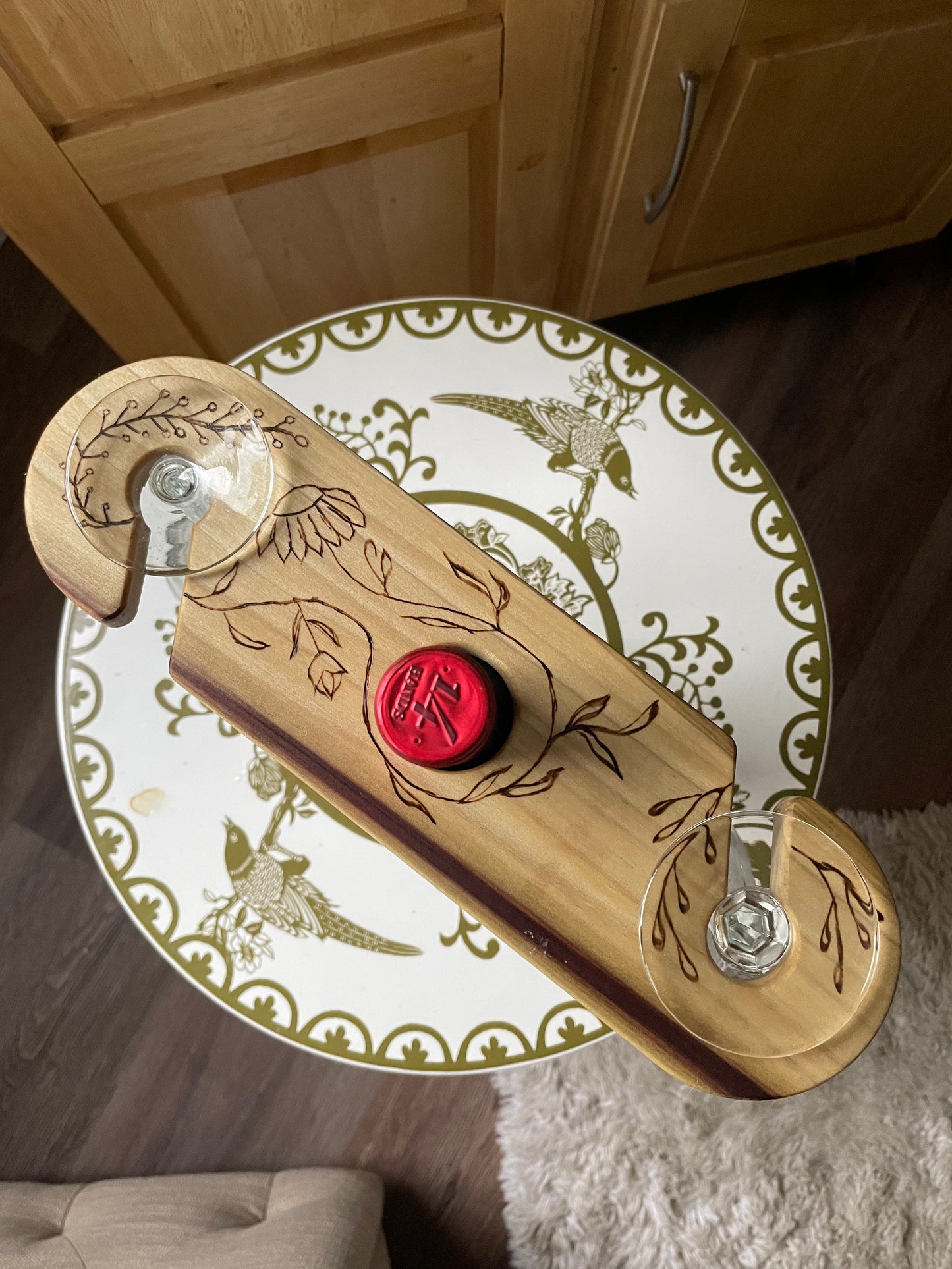 Rainbow Poplar Wine Caddy