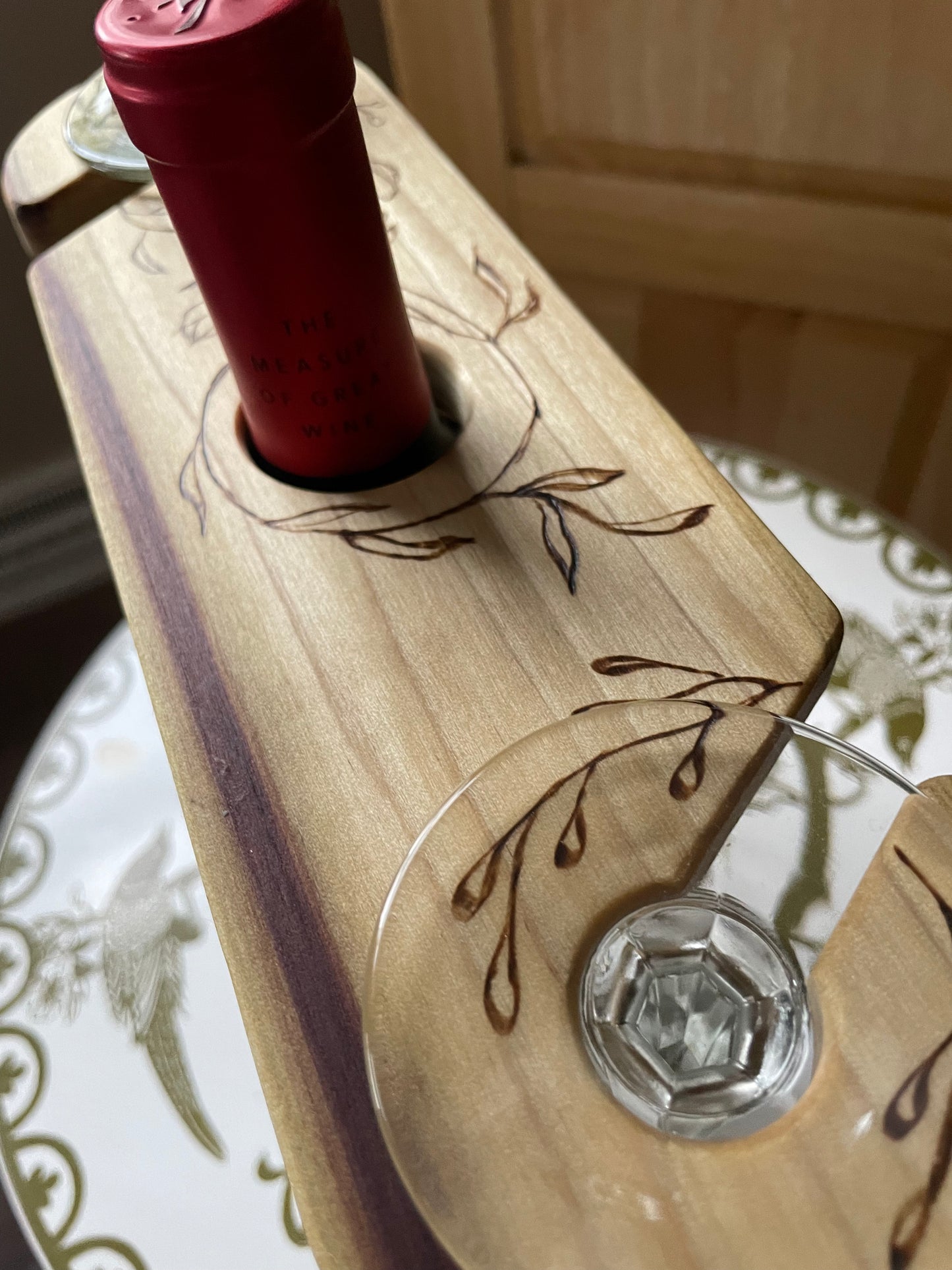 Rainbow Poplar Wine Caddy