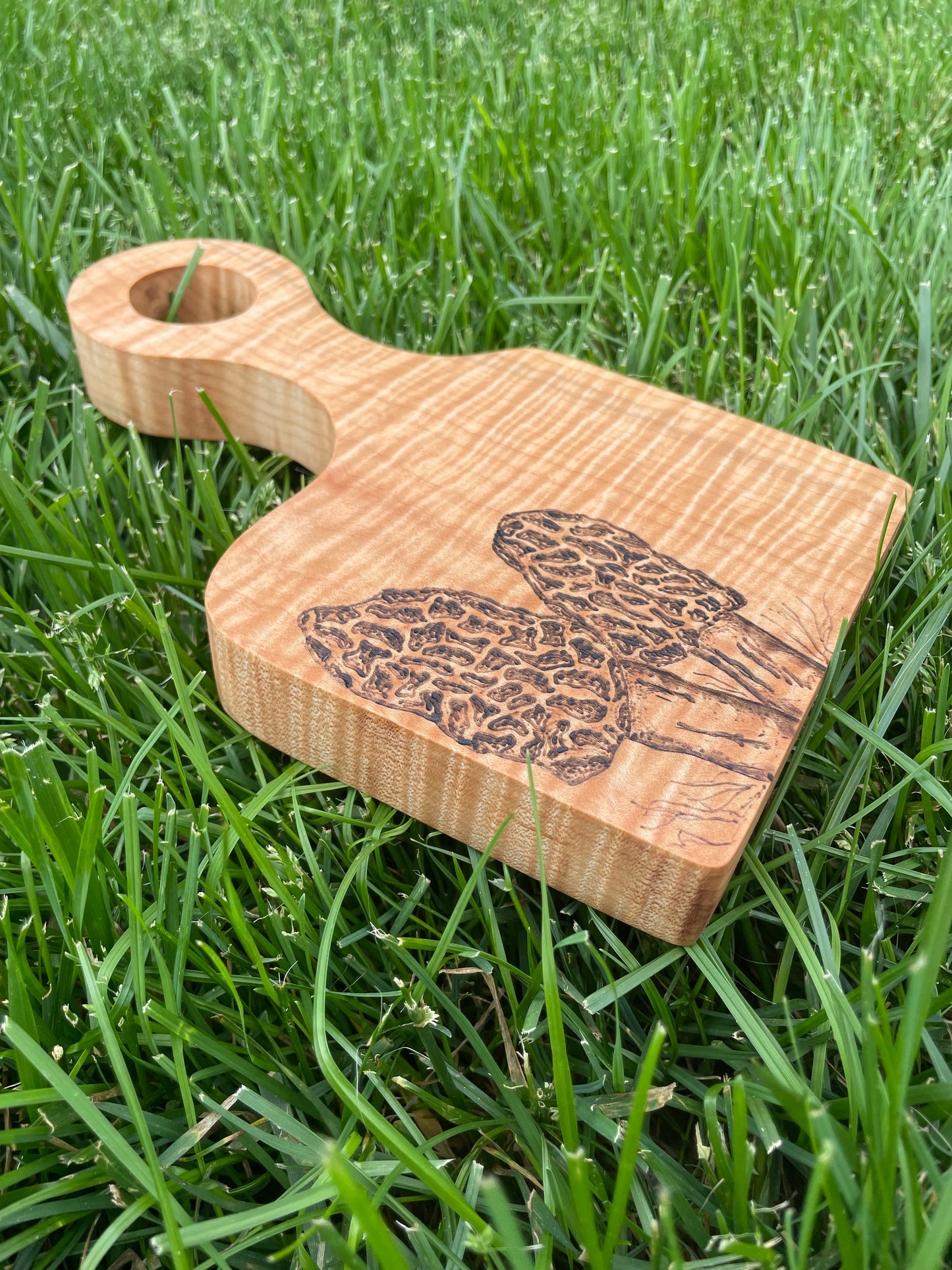 Curly Maple Morel Cheese Board