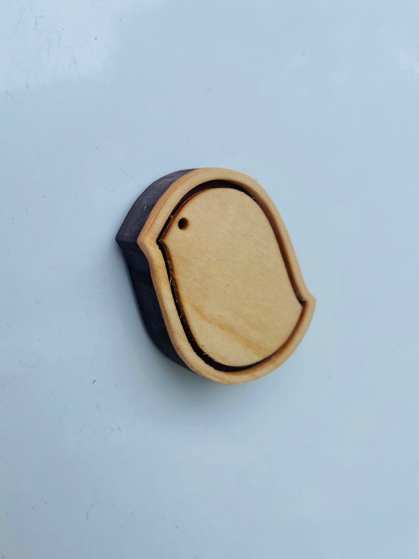 Handmade Wooden Bird Magnet