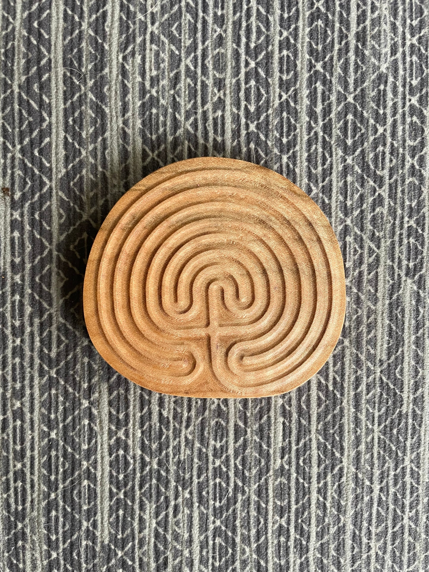 Handheld Wooden Prayer Labyrinth