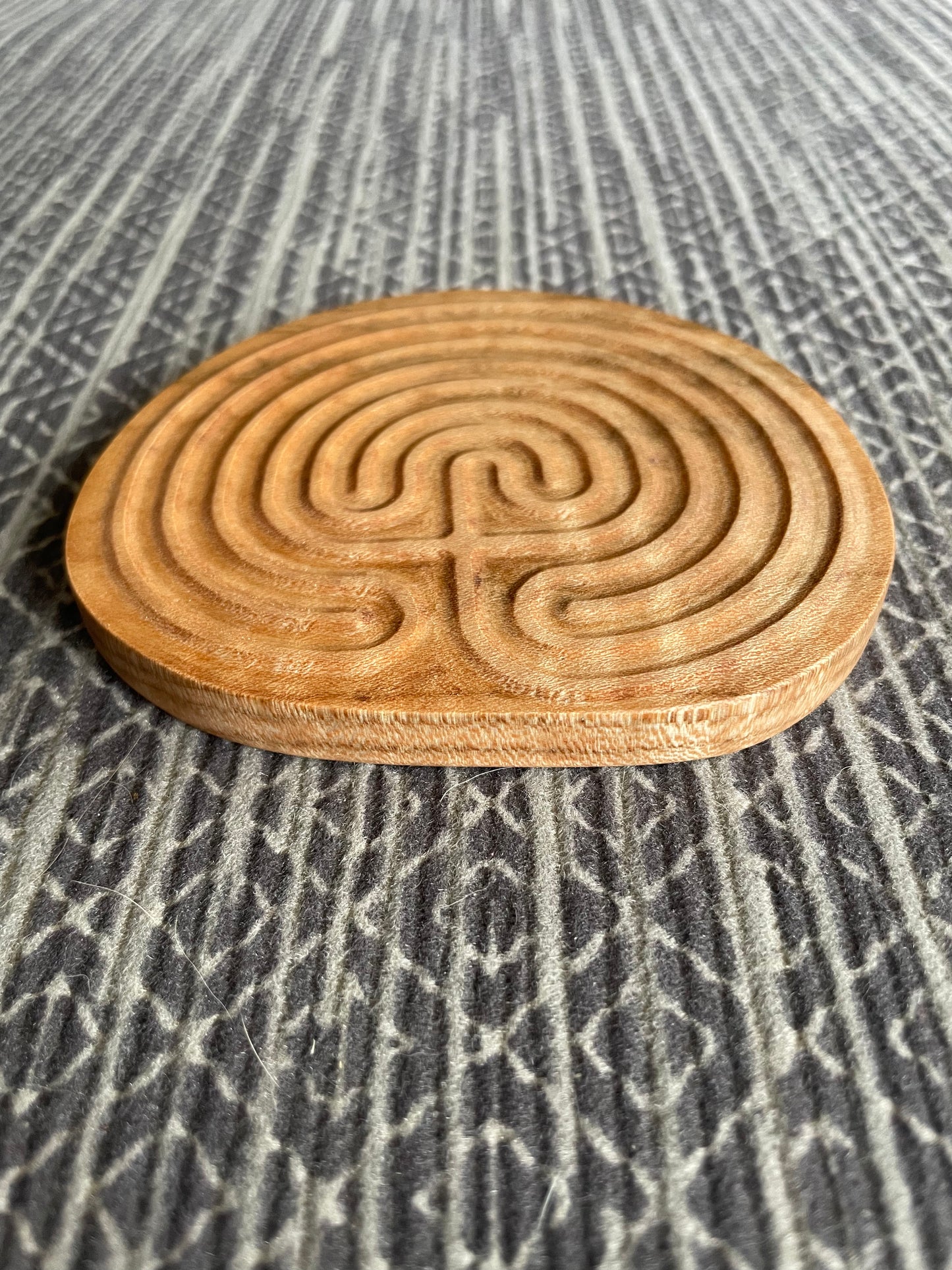 Handheld Wooden Prayer Labyrinth